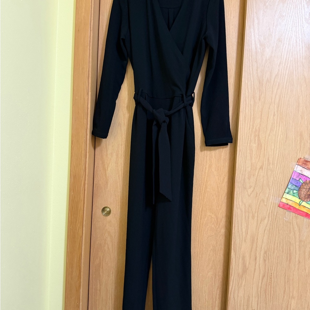 Sezane Classic Black Jumpsuit
